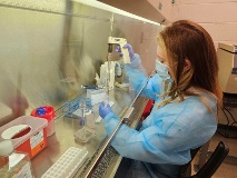 Image of Researcher Conducting Tests